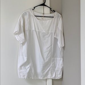 Free People White Shift Dress